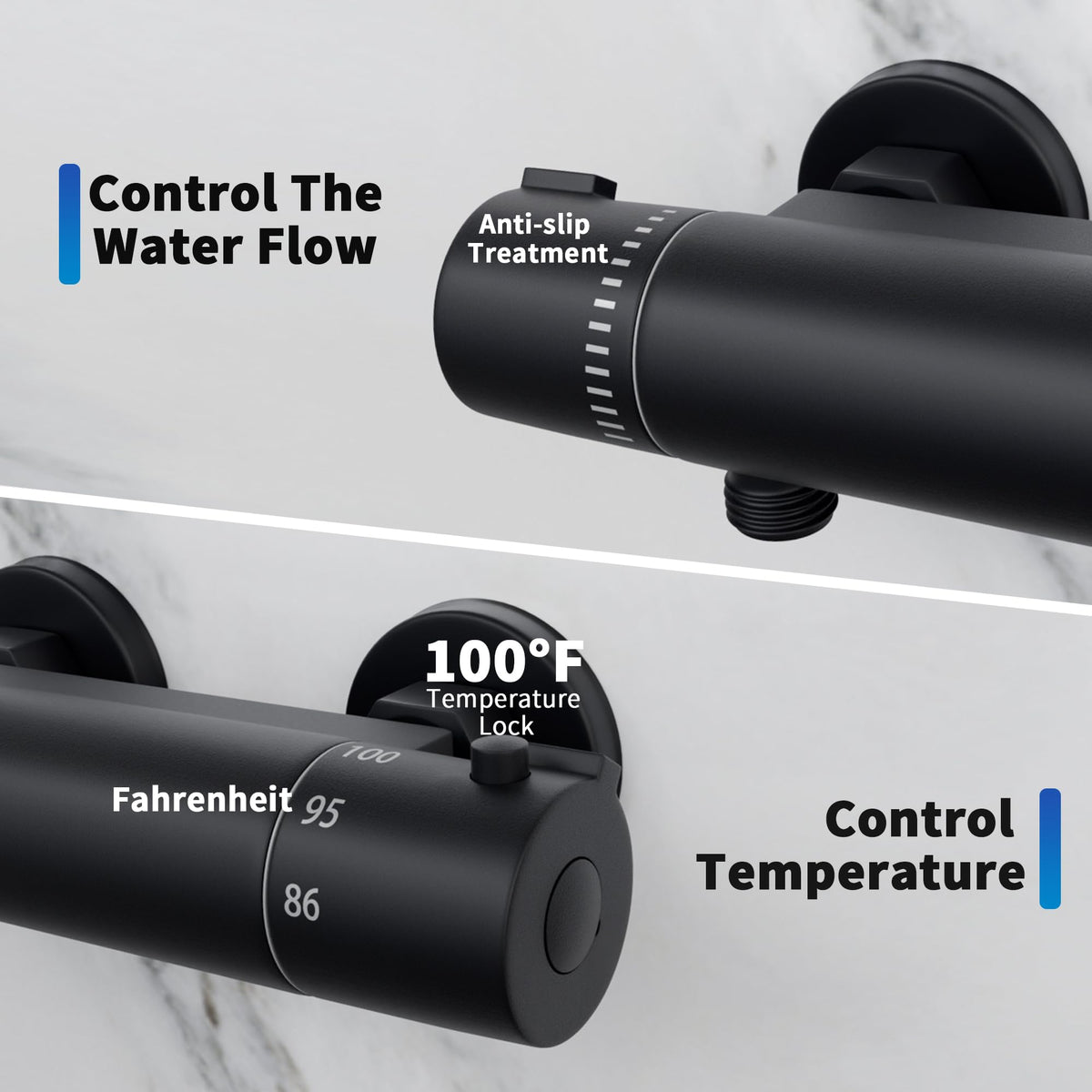 FUGO valve next to hand for scale showing compact dimensions and fit
