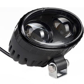 Fuguang lens close-up highlighting bright LED beam durability