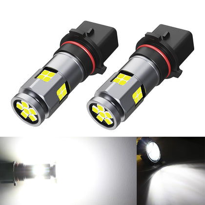 Fulanmi PSX26W front view showing lamp face and plug, improves visibility