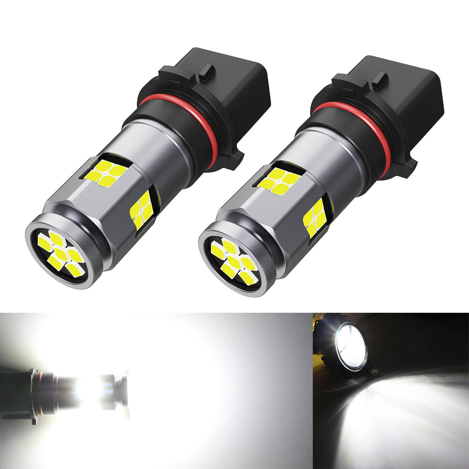 Fulanmi PSX26W front view showing lamp face and plug, improves visibility