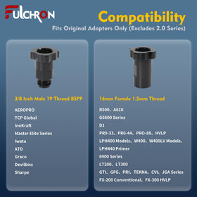 Fulchron reusable hard cup with rings protecting threads and simplifying swap
