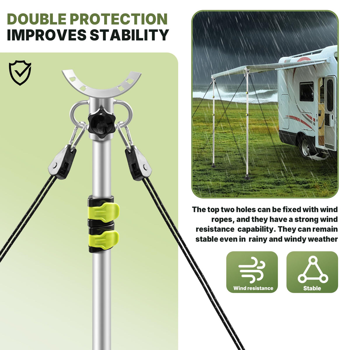FULEIYA curved top tray profile supporting awning fabric and preventing slippage
