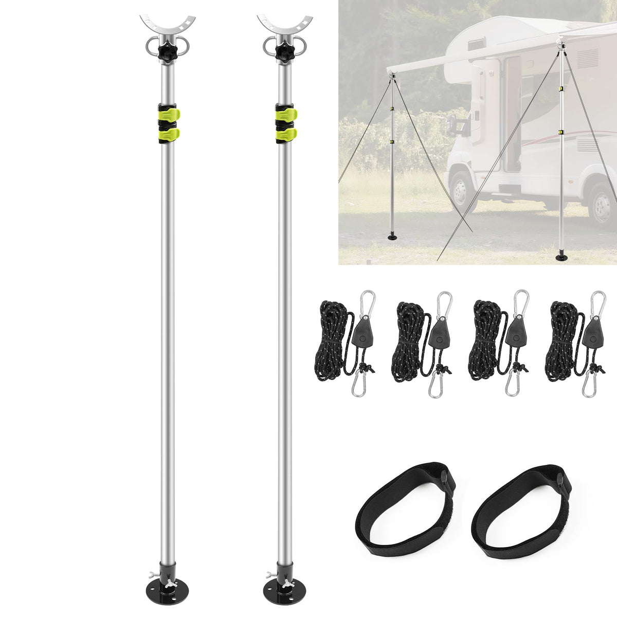 FULEIYA front assembly view showing complete kit and easy setup benefit