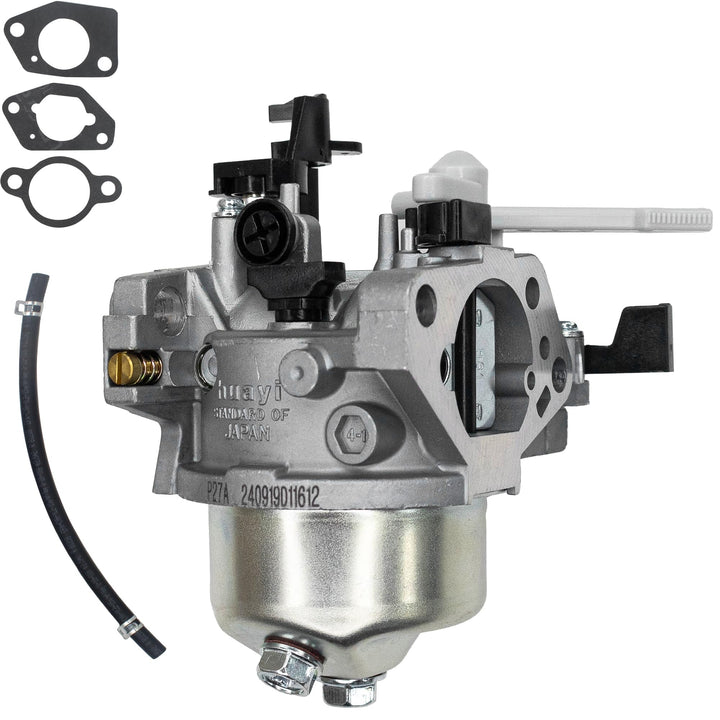 fullas Huayi P27 front view showing carburetor body and ports for quick identification and fit