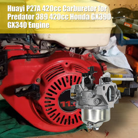 fullas Huayi P27 next to ruler showing mounting hole spacing and bore diameter for compatibility check