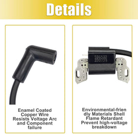 fullas ignition coil installed on Briggs & Stratton engine showing easy replacement