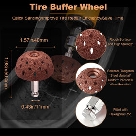 FullMayPro tire roller detail demonstrating ergonomic handle and pressure benefits