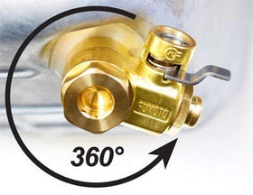 Fumoto F106SX 5mm nipple with hose attached for controlled oil routing