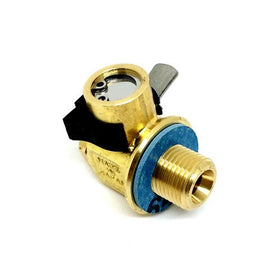 Fumoto F108S installed under vehicle illustrating easy tool-free oil drain