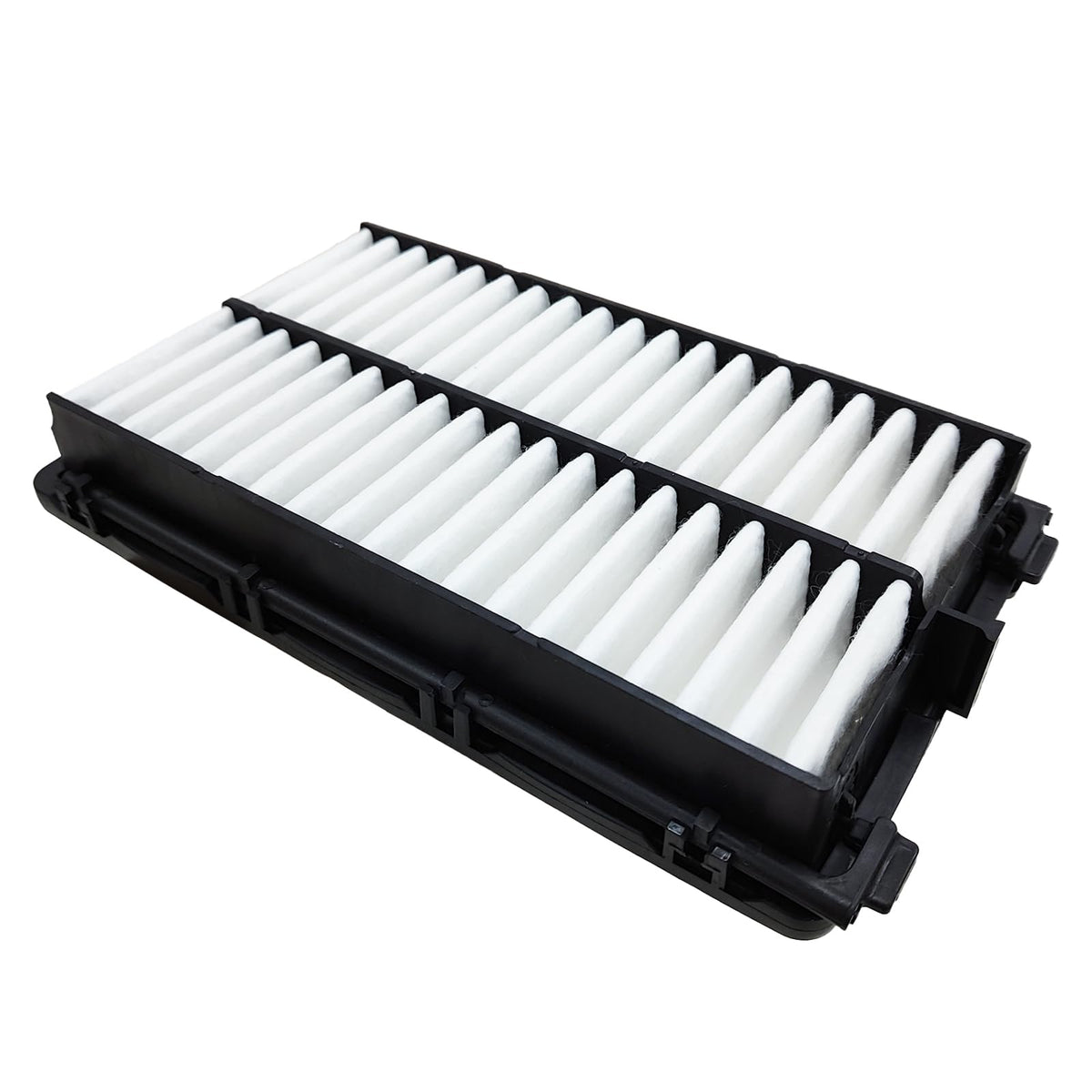 FUN-DRIVING pleated media close-up showing high-efficiency filtration