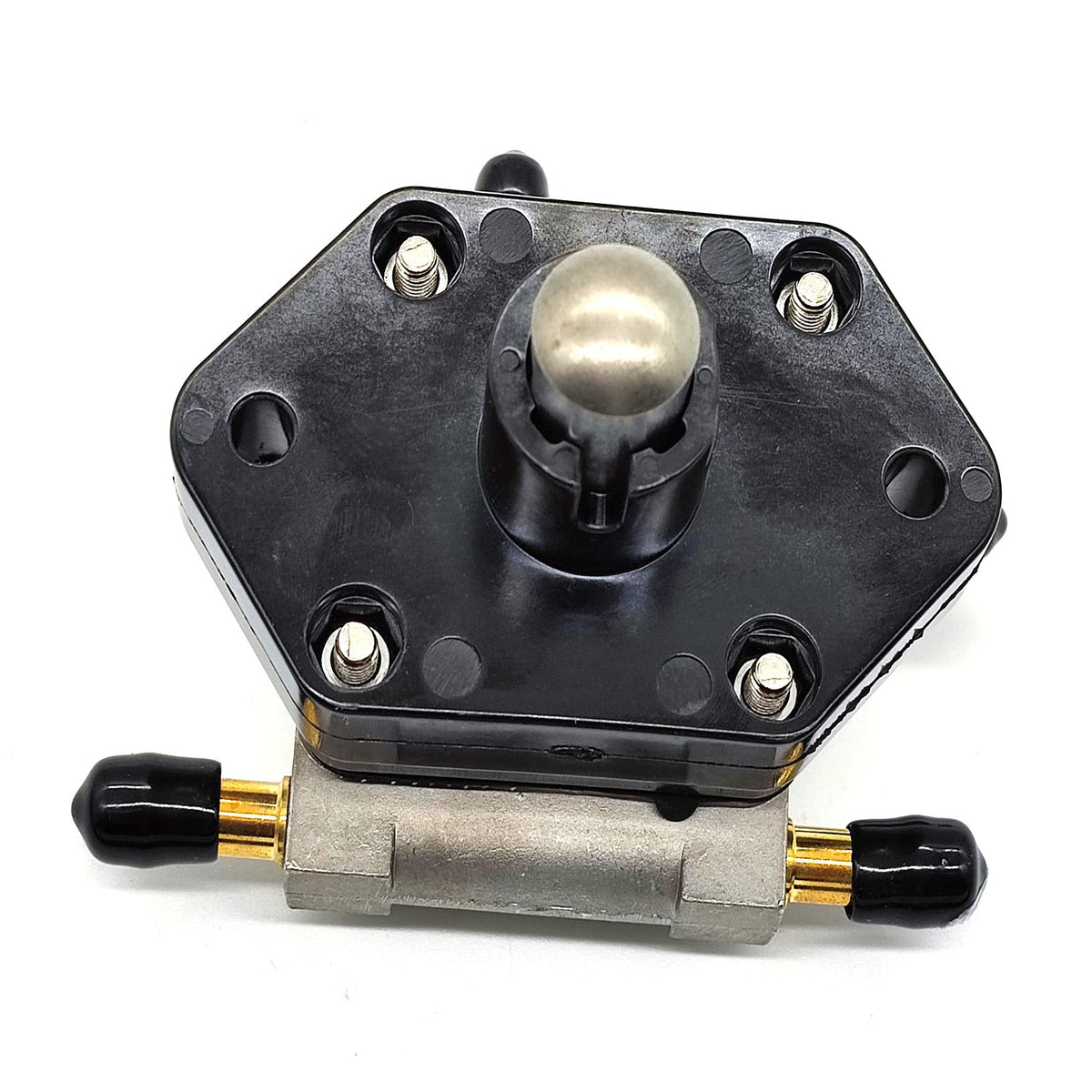 Fundyliue installed in outboard manifold showing real-world fit benefit
