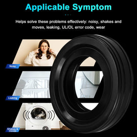 Funmit bearing kit installed in washer reducing vibration and noise