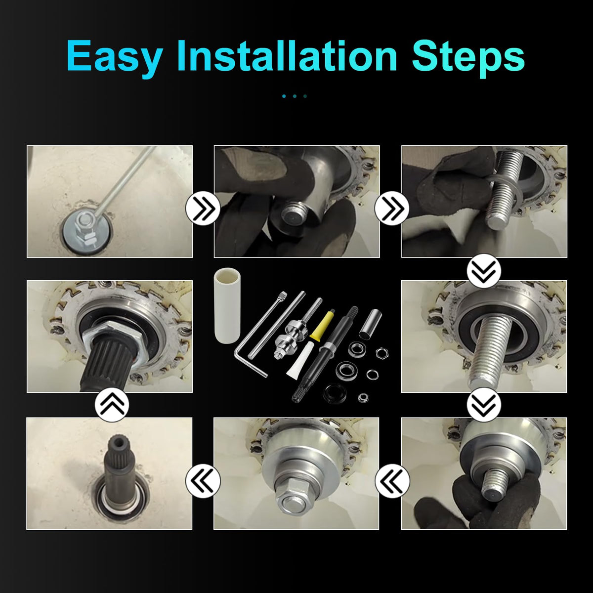 Funmit repair on workbench demonstrating quick home installation