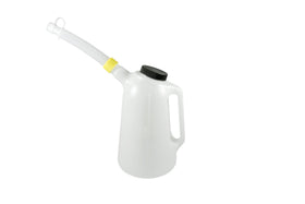 Funnel King WirthCo 94365 front view showing translucent graduations for accurate measuring