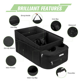 FUNNy elf internal partition detail showing divided compartments benefit: organized storage