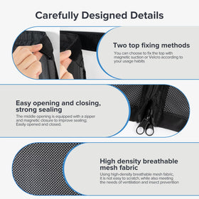 funomo close-up of ultra-fine 1mm mesh showing ventilation and insect barrier