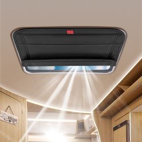 funomo front view of skylight cover showing full blackout benefits