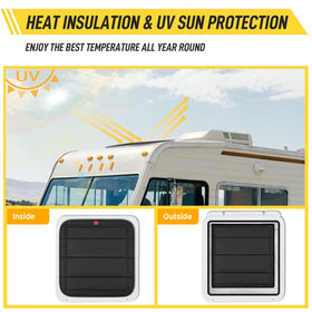 funomo folded cover adjusted to let partial light and airflow