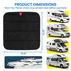 funomo size comparison ruler scale illustrating 16.25-inch fit guidance