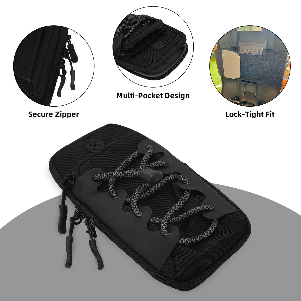Funparts Velcro strap detail demonstrating strong reliable fastening