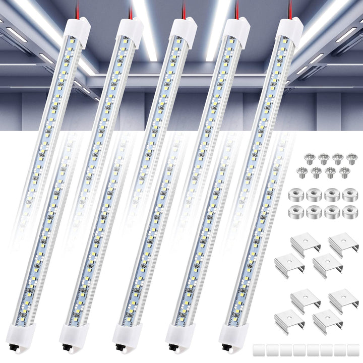 Funtery front packaging showing eight LED bars and kit, quick kit identification benefit