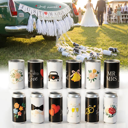 Funtinshdy full kit laid out showing cans ribbons banner for elegant styling