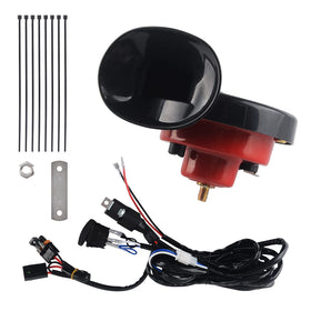FUNY horn installed on UTV in trail setting showing reliable audible signaling
