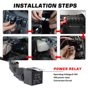 FUNY switch mounted in cab demonstrating easy access and illuminated locateability