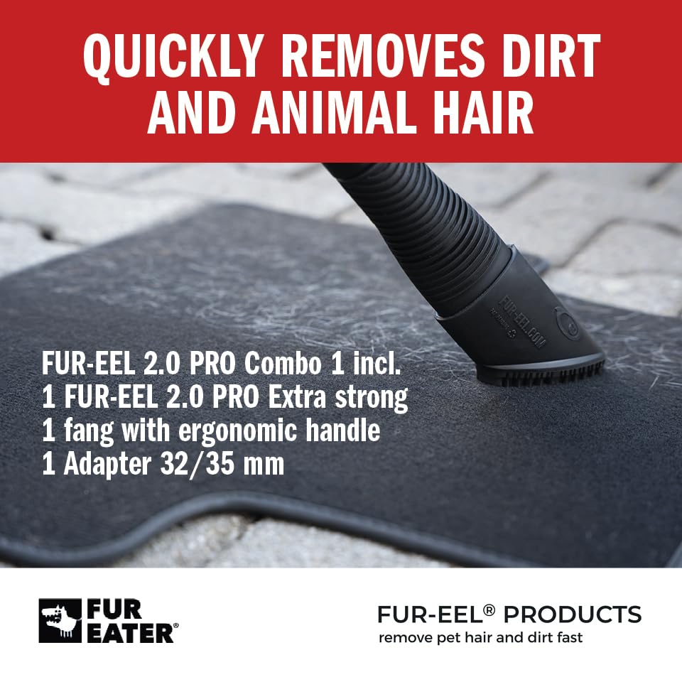 FUR-EEL PRO 2.0 washable head rinsed under tap for reuse