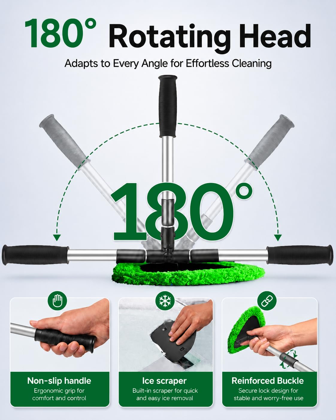 FurnisHIQ handle next to ruler showing 25.5-inch length for extended access advantage