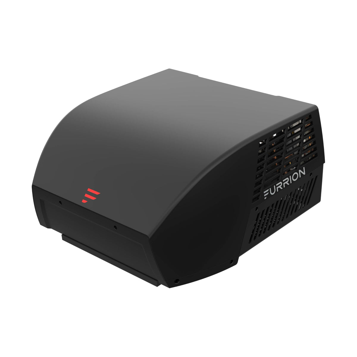 Furrion front view of Chill Cube 18K showing compact rooftop design and strong cooling