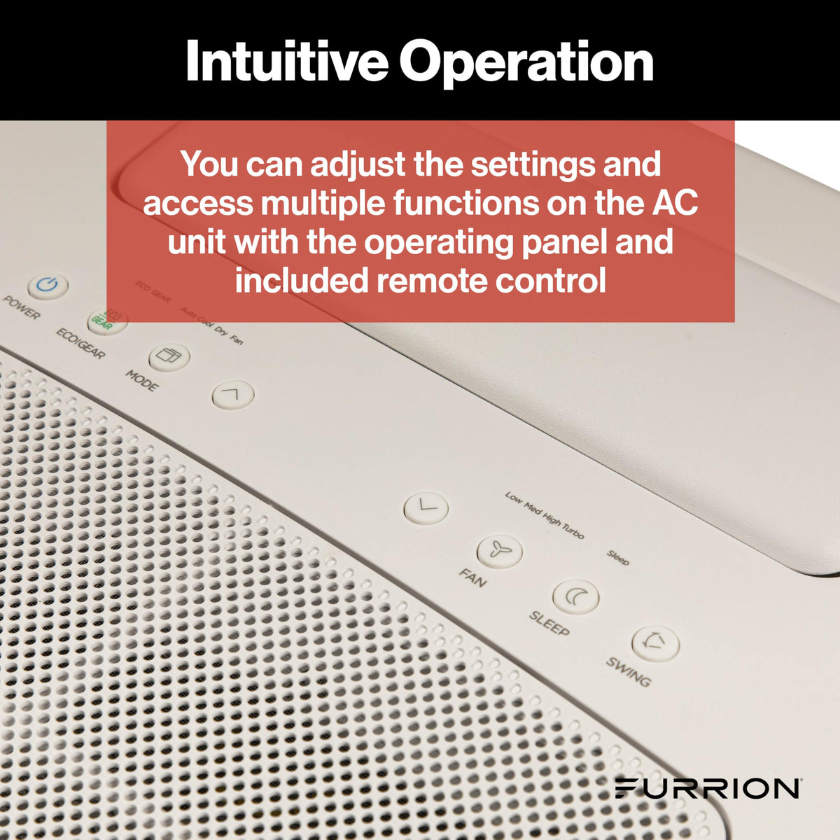Detachable filter removed from Furrion Chill Cube highlighting easy cleaning and maintenance benefit