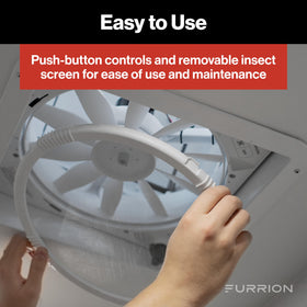 Furrion dimensions and 6-inch trim ring showing fitment clarity benefit