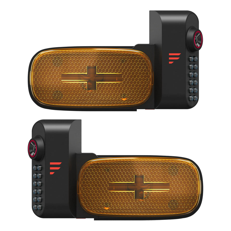 Furrion Vision S+ front view of side camera pair showing improved side visibility