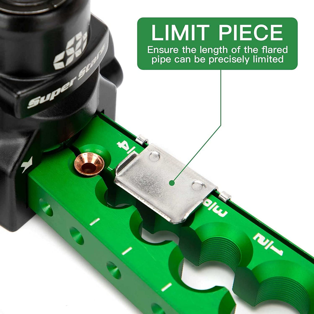 FURVOCHY tube cutter detail focused on cutting wheel for clean square tube ends