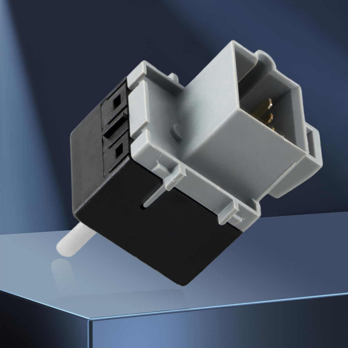 FUSCH blower switch in truck cab lifestyle showing restored HVAC control benefit
