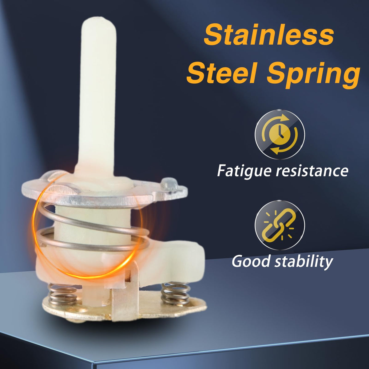 FUSCH blower switch side profile emphasizing durable ABS housing benefit