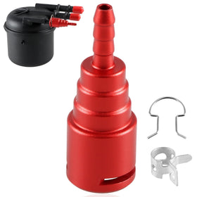 FUSCH connector front view showing fitting and secure design for leak prevention