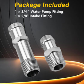 FUSCH fittings beside a ruler showing compact size and proper fit benefit