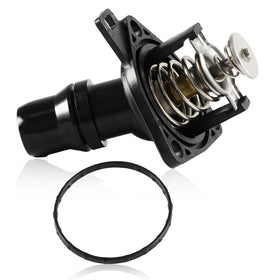 FUSCH front view of thermostat assembly showing mounting face for easy fit