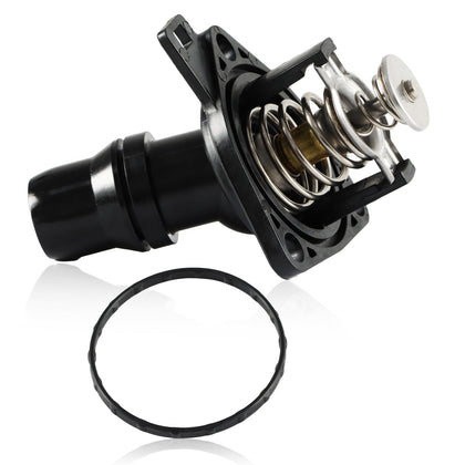 FUSCH front view of thermostat assembly showing mounting face for easy fit