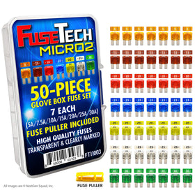 FuseTech front packaging showing assortment and puller for roadside readiness