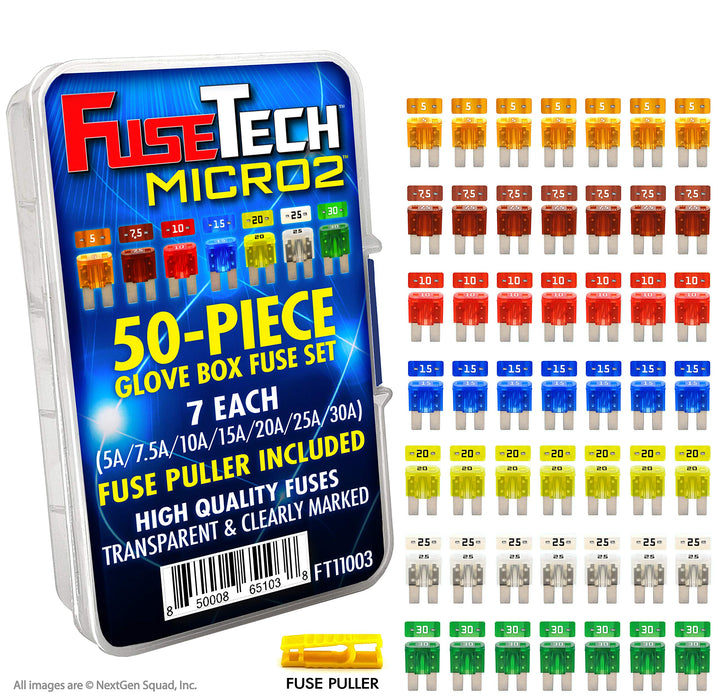 FuseTech front packaging showing assortment and puller for roadside readiness