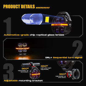 Future Eyes lens close-up with high-transparency glass for clearer output