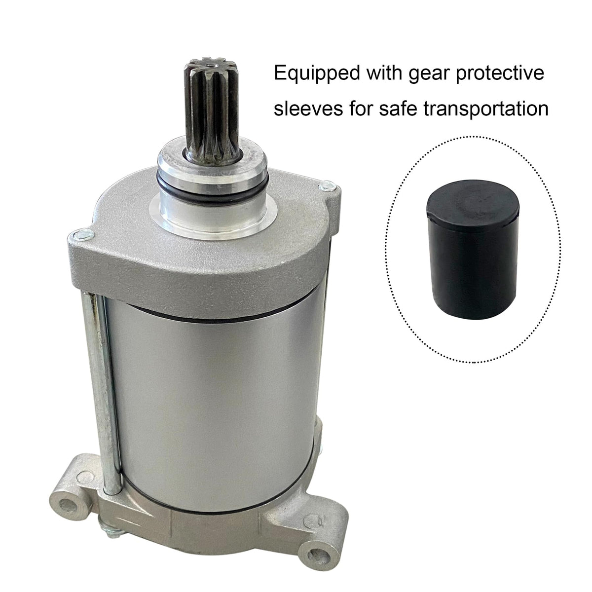 FUYEAR starter installed in a Hisun UTV showing restored starting reliability
