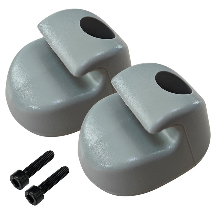 FV front view of visor clip showing shape and fit benefit secure mounting