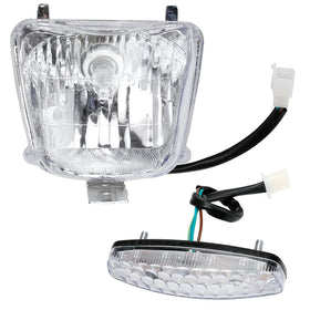 FVRITO front headlight assembly installed showing improved visibility