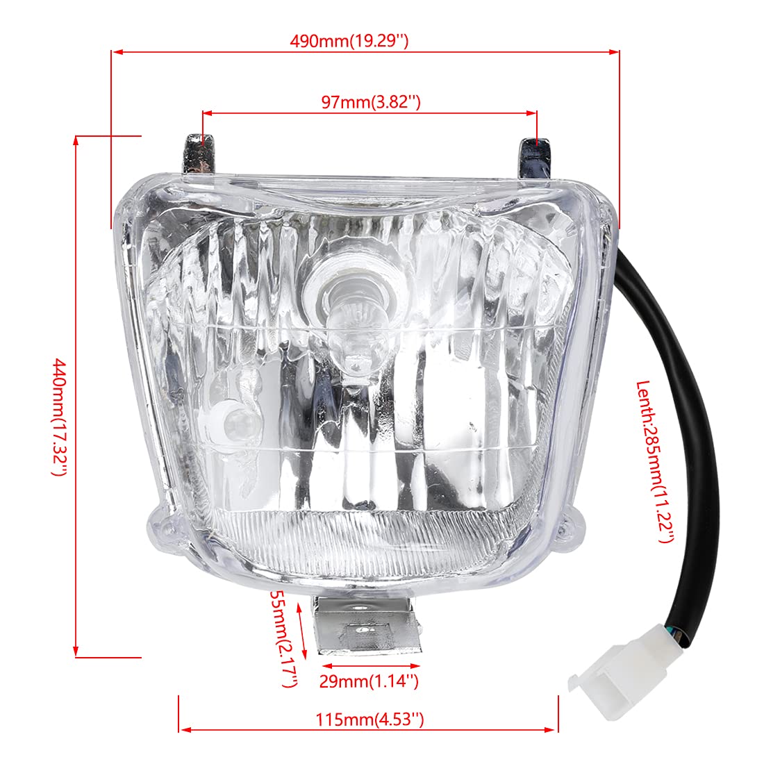FVRITO wiring plugs and connectors showing easy electrical fitment