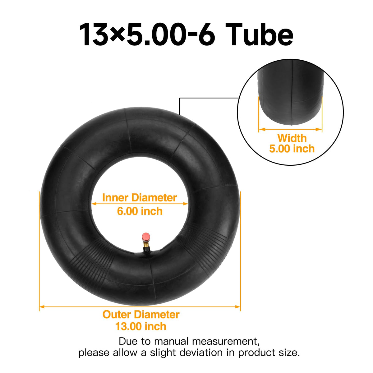 FVRITO inner tube installed on a go-kart wheel improving ride reliability