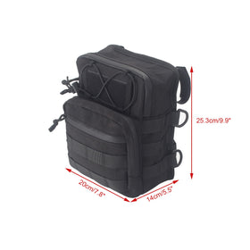 FVMOTO open bag with phone and tools showing organized storage benefit